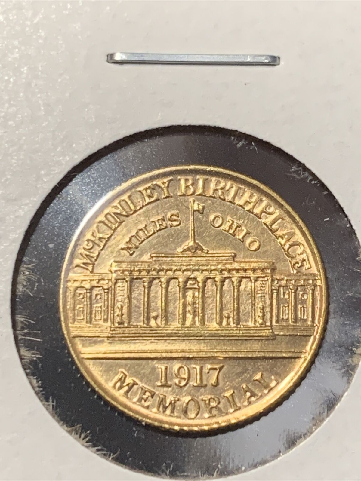 1917 Mckinley Memorial Gold $1 Dollar Commemorative Gold Coin ~ Bu