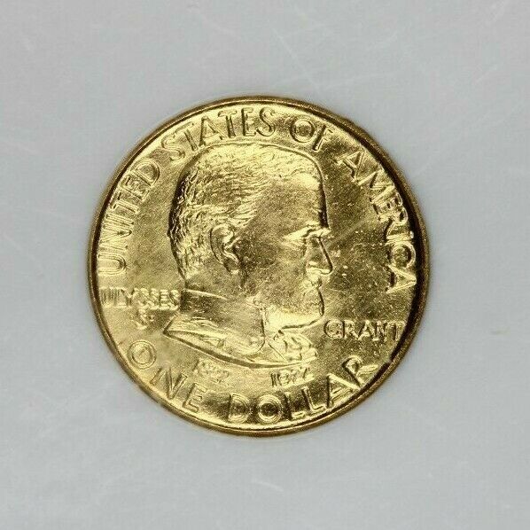 1922-p 1922 Grant Gold Dollar $1 Ngc Ms65