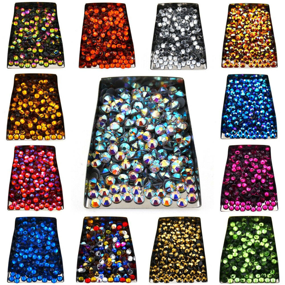 Hot Czech Crystal Rhinestones Top Quality Flatback Dmc Iron Hotfix 1440pcs