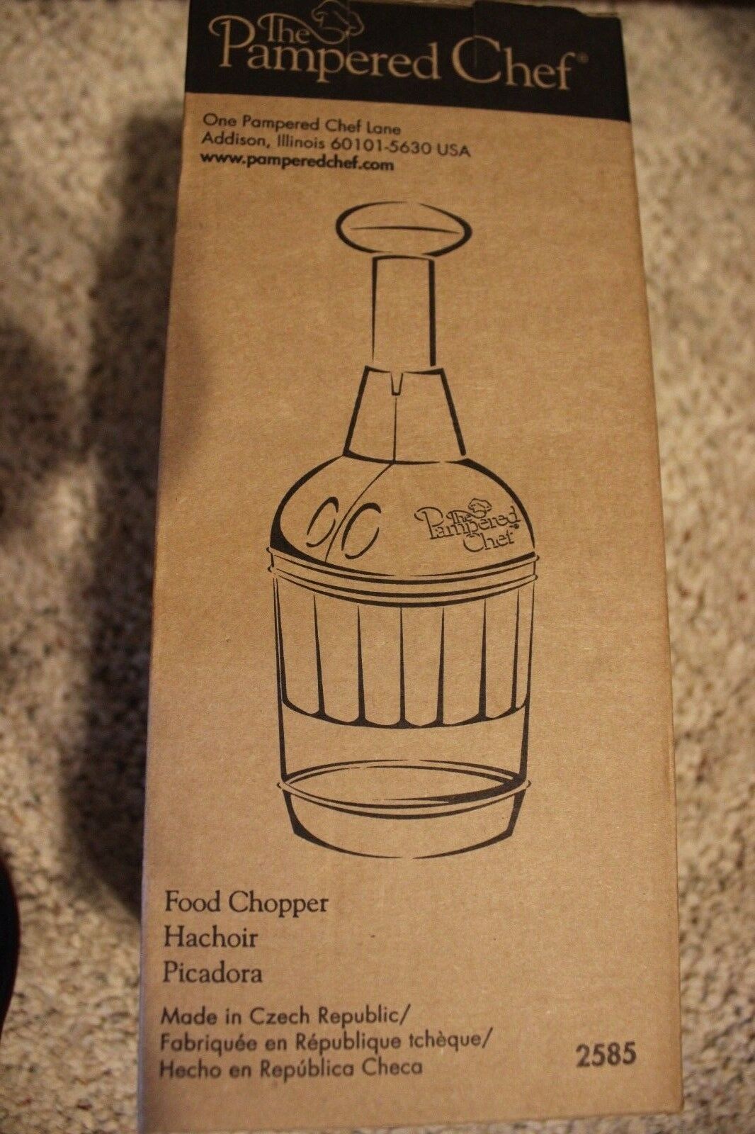 Pampered Chef Food Chopper #2585 Brand New In Box!  Free Shipping!