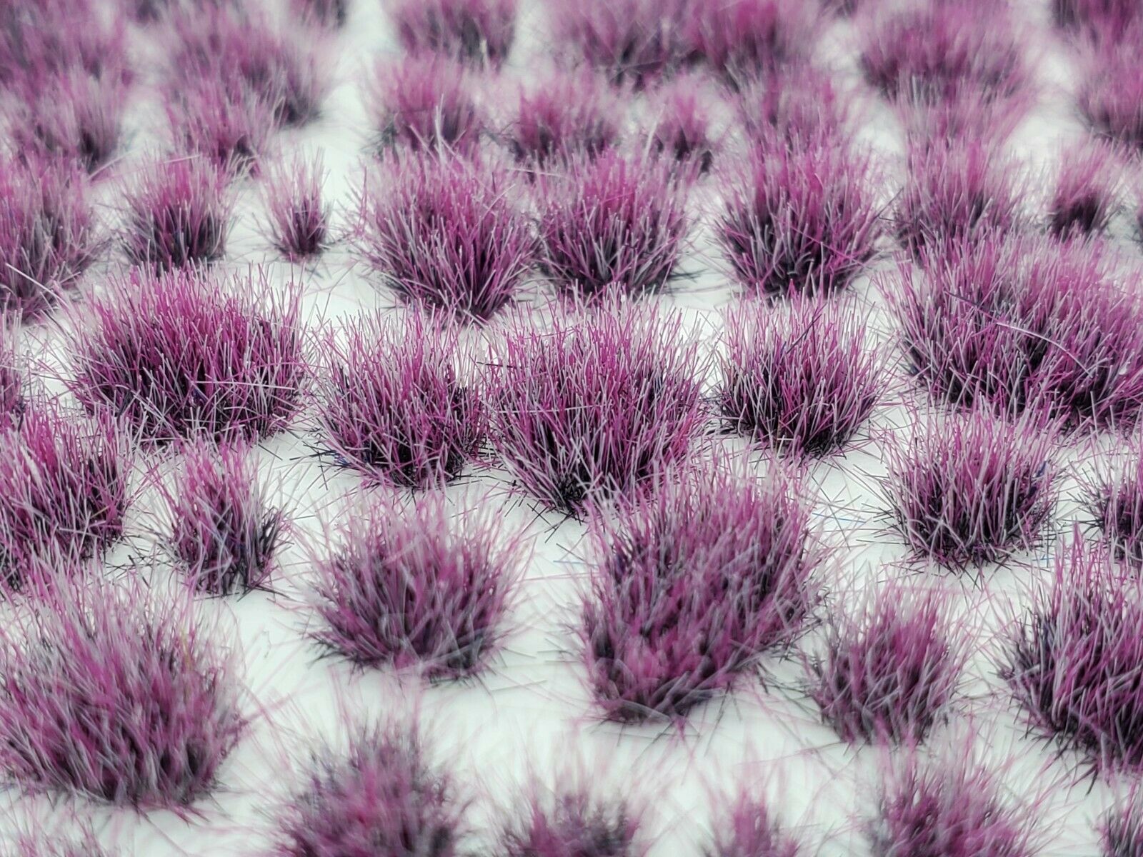 Self Adhesive Static Grass Tufts For Wargaming Terrain/bases -plum Purple- 4mm