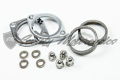 Harley Davidson Exhaust Flange Install Kit For 1984-2014 Gaskets And Hardware Hd