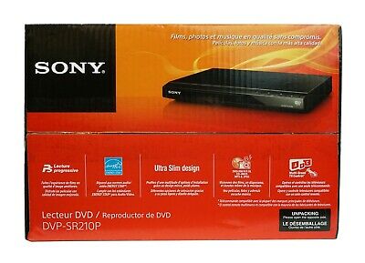 Sony Dvp-sr210p Dvd Player With Progressive Scan & Multi-format Media Playback