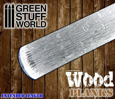 Rolling Pin - Wood Planks Texture - For Warhammer And Miniature Bases In General