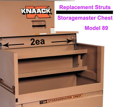 2ea Nitro Prop Gas Strut Lift Rod Arm Fits Knaack Storagemaster 89 Tool Job Box