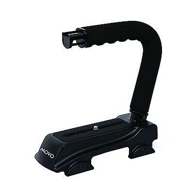 Movo Heavy Duty & Super Sturdy Action Stabilizing Video Handle Grip - Black