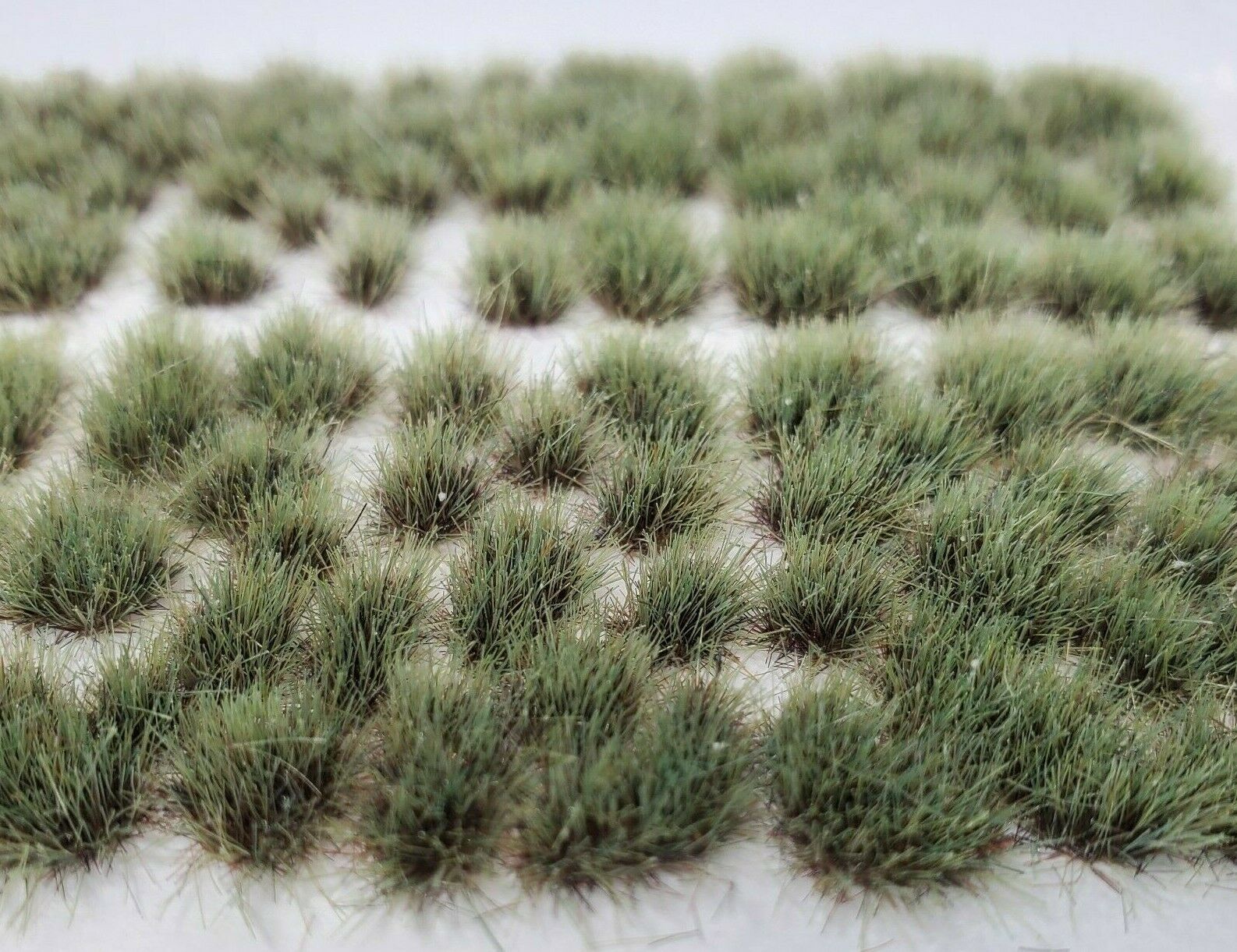 Self Adhesive Static Grass Tufts- Miniature Scenery/terrain- Two-tone Green- 4mm
