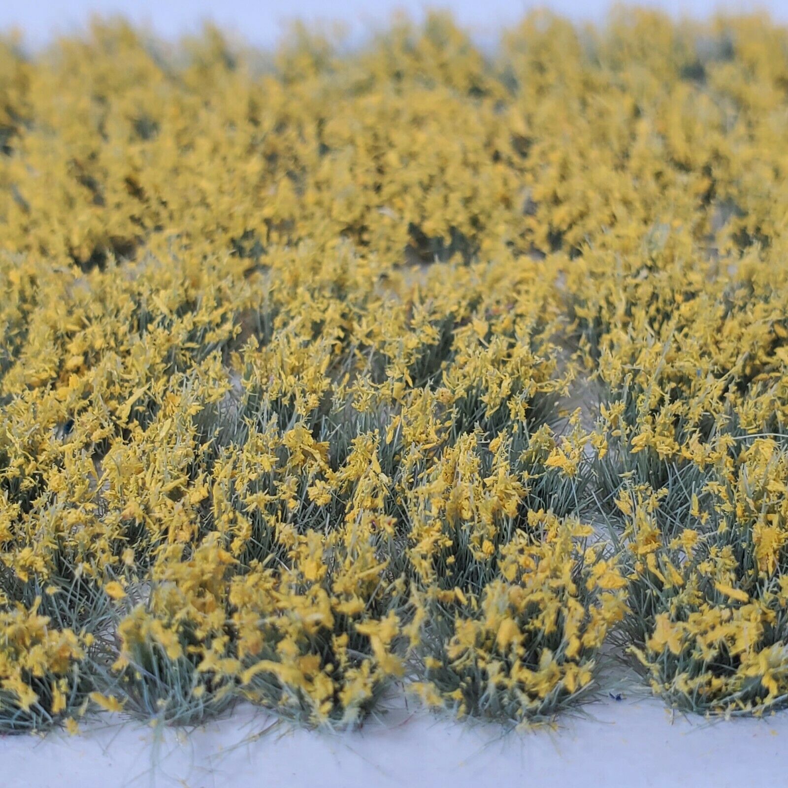 Self Adhesive Static Grass Tufts For Miniature Scenery -yellow Wildflowers- 6mm