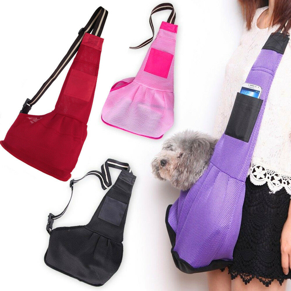 Pet Dog Cat Puppy Carrier Single Shoulder Sling Bag Strap Travel Totes Backpack