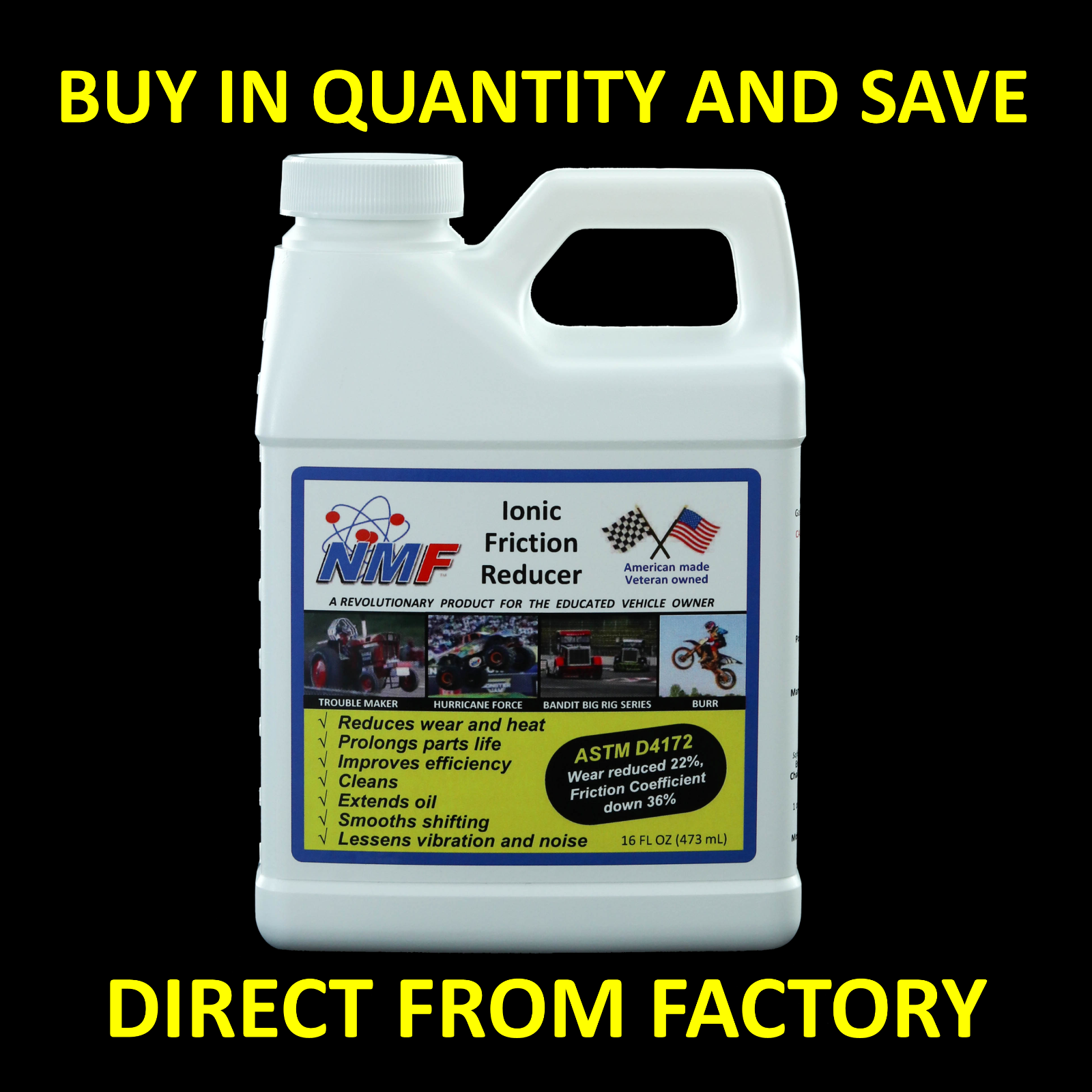 Nmf Ionic Friction Reducer - Gonmf Direct - Free Shipping, Quantity Discounts