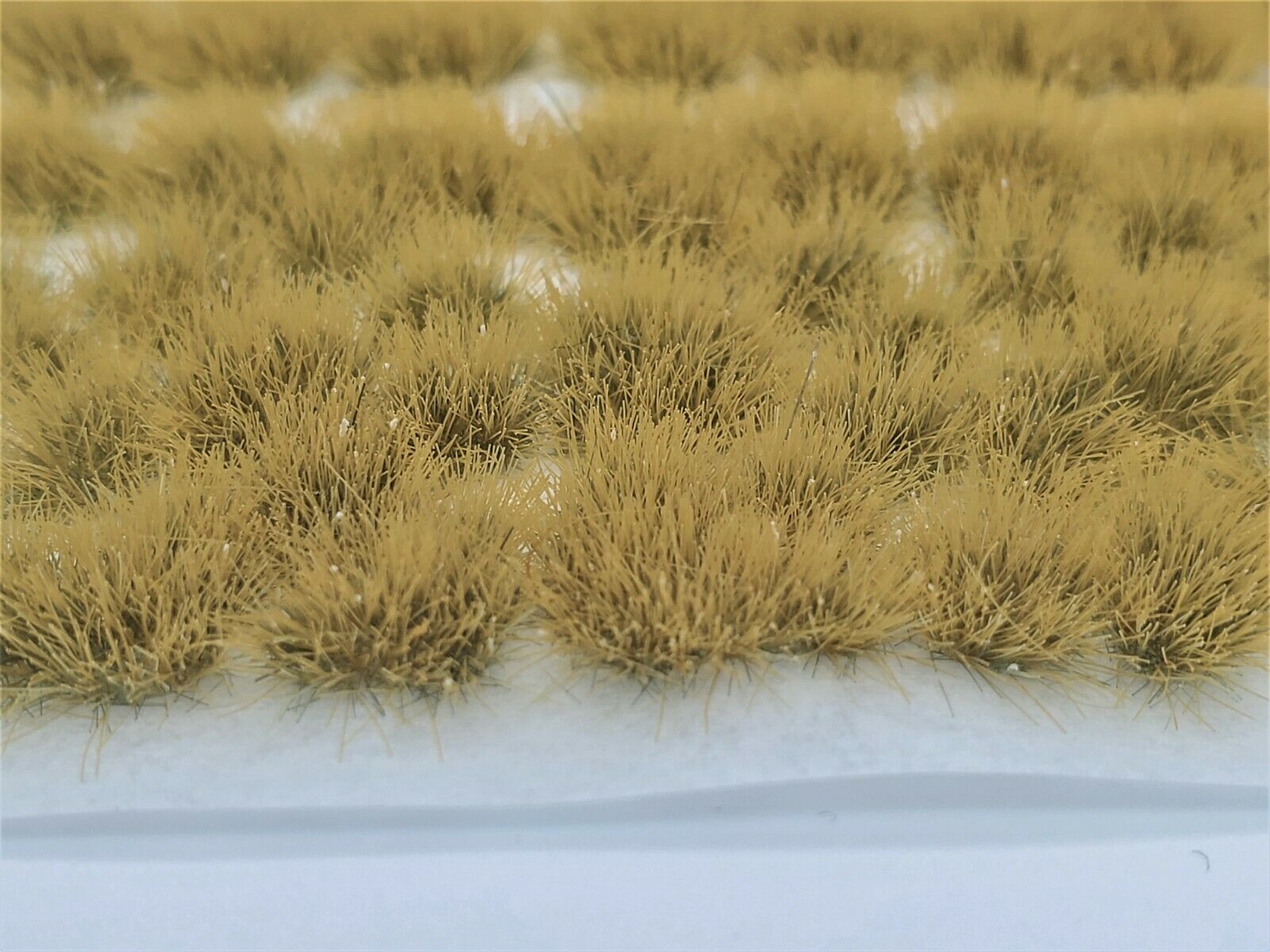 Self Adhesive Static Grass Tufts- Miniature Scenery/terrain- Savanna Green- 4mm