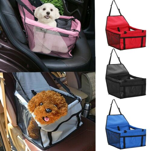Portable Dog Car Seat Belt Booster Travel Carrier Folding Bag For Pet Cat Puppy