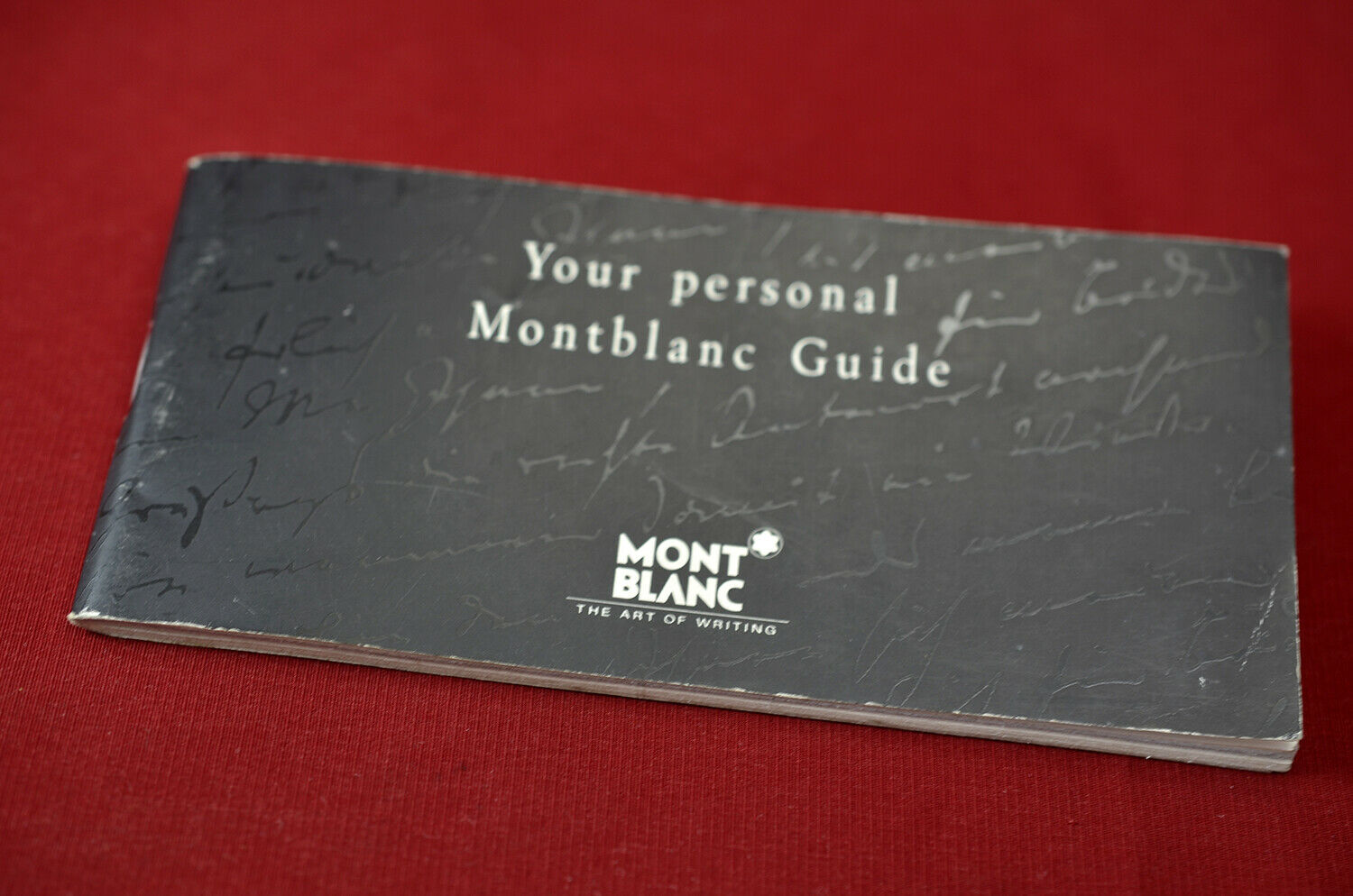 Vintage Personal Mont Blanc Fountain Pen Guide W/international Guarantee (12776)