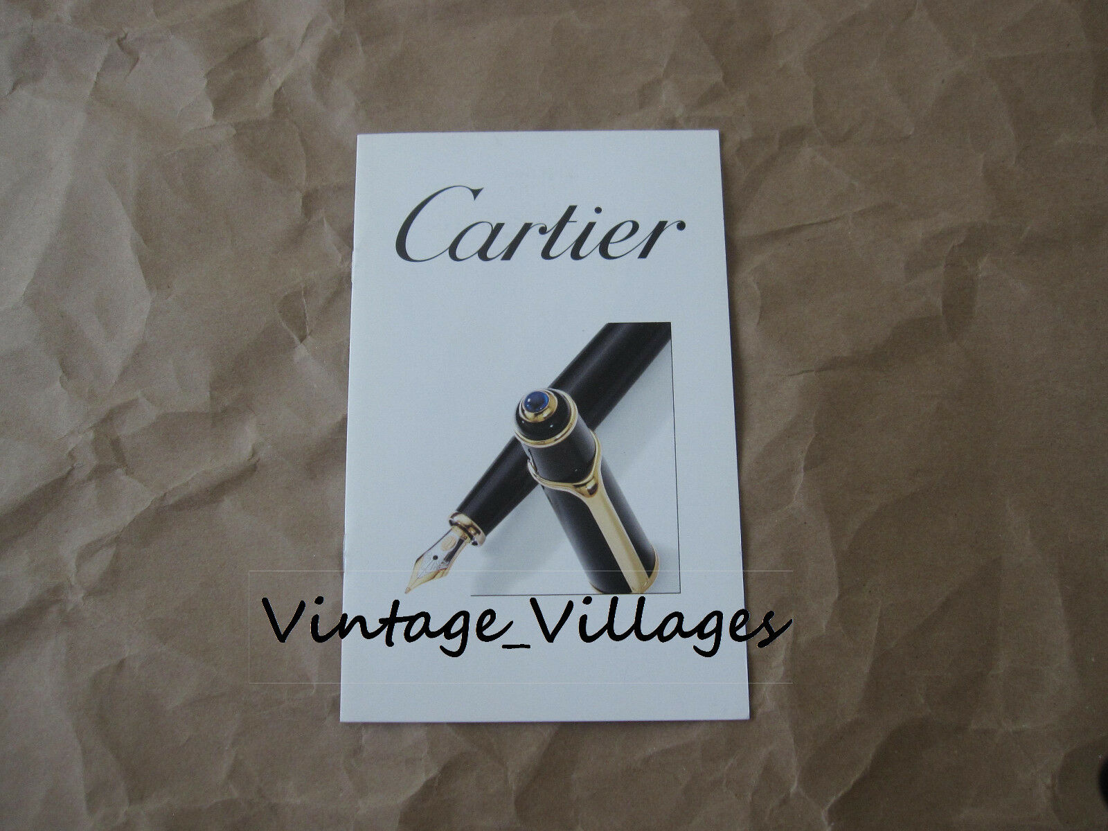 1998 Cartier Pen Booklet/brochure (5 Pages)