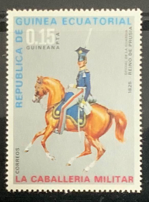 #mi777 Mnh 1976 Prussian Guard Cavalry 1825 [76-03 Yt82c]