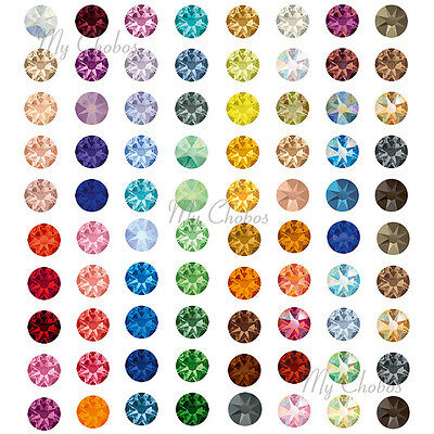 Swarovski 2058 & 2088 Crystal Flat Back Rhinestones *pick Your Size & Color*